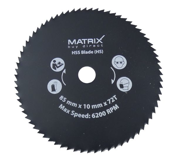 MATRIX 5x Sägeblatt für Mini Handkreissäge Kreissäge MCS 500 MCS 500-1 