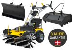 TEXAS Smart Sweep 1000 SET 100cm Kehrmaschine Benzin Schneeschieber Laubsammler