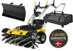 TEXAS Smart Sweep 1000E SET Kehrmaschine Benzin Schneeschieber Laubsammler 100cm