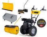 TEXAS Combi 800B 5in1 Benzin Kehrmaschine Schneeräumer Grastrimmer Laubsammler