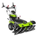 ZIPPER ZI-KM1000 Benzin-Kehrmaschine inklusive Auffangbehälter und Schneeschild