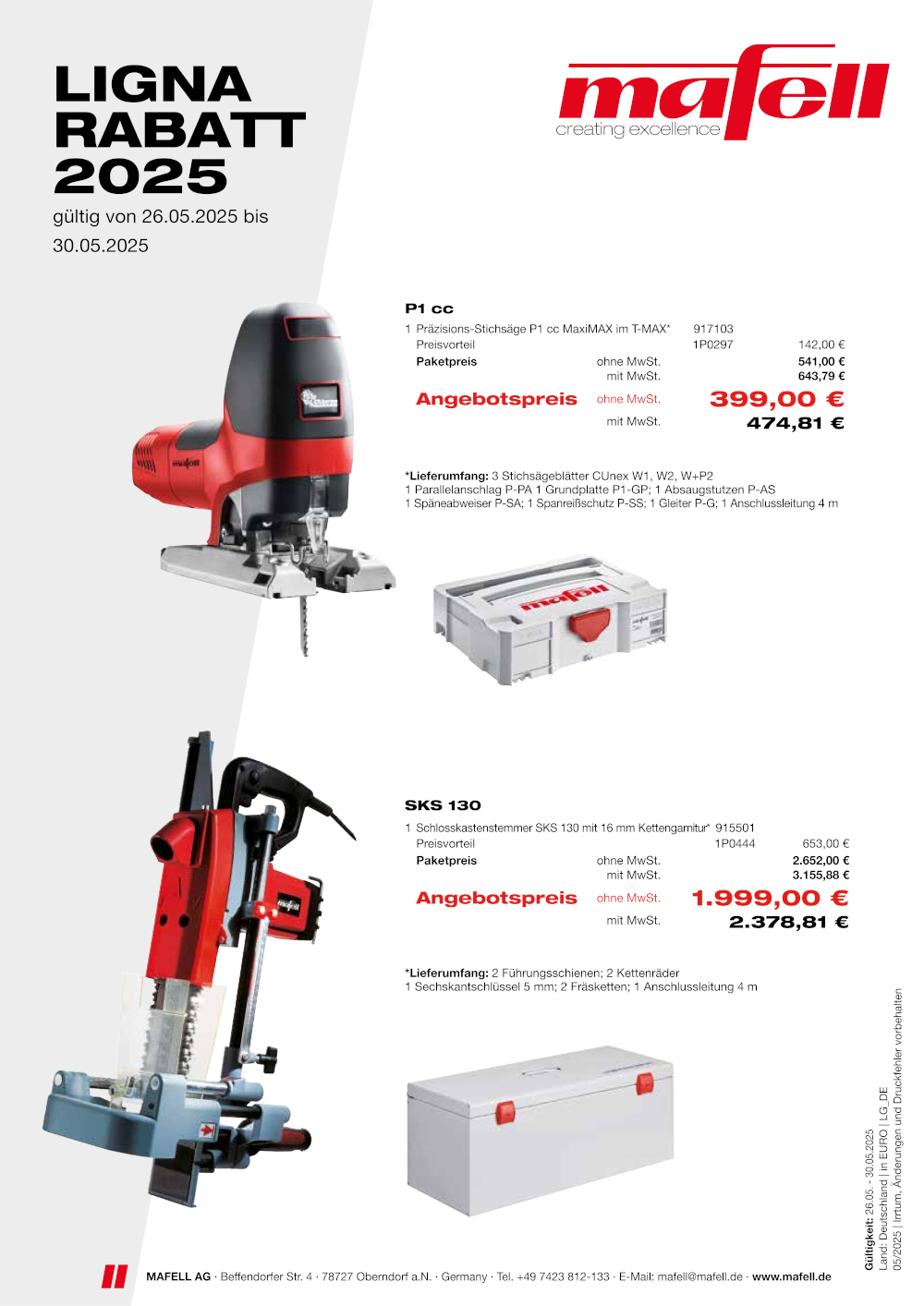 LIGNA Messeaktion