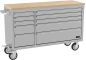 Preview: GÜDE Werkstatteinrichtung Werkstattwagen Werkbank Werkzeugschrank GW 10 INOX 