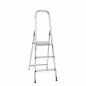 Preview: ALPFA Haushaltsleiter 3 Stufen Alu Aluminium Leiter Treppe 2,36m Arbeitshöhe 