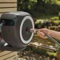 Preview: GARDENA Wand-Schlauchbox Schlauchtrommel RollUp S 15 m weiß 