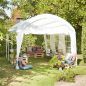 Preview: SIENA GARDEN Event Pavillon, Zelt, Partyzelt, 3x6 m, rechteckig, weiß, Fenster