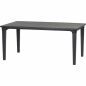 Preview: ALLIBERT Lofttisch Futura 165x95 cm graphit Vollkunststoff Gartentisch 