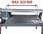 Preview: MATRIX Radial Nass Fliesenschneider 1,2KW 92cm elektrisch Nassschneider SSCM1200 