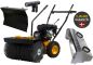 Preview: TEXAS Kehrmaschine Benzin 70 cm Laubsammler Schneeschieber Handy Sweep 710TG SET