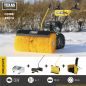Preview: TEXAS Kehrmaschine Benzin Schneeräumer Schneefräse Laubsammler Combi 800TG 6in1