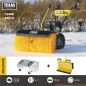 Preview: TEXAS Kehrmaschine Benzin 80 cm Schneeschieber Laubsammler Combi 800TG Set 4in1