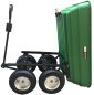 Preview: GÜDE Gartenwagen GGW 300 Abfallwagen Laubsammler Bollerwagen 125 Liter bis 300kg