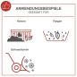 Preview: Scheppach Kehrmaschine Benzin 100cm Laubsammler Schneeschieber 3in1 SET SC2200PE Radantrieb|Stollenreifen|E-Start|4 Gänge|4,9PS