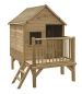 Preview: SOULET Spielhaus Winny Gartenhütte Holzhaus Kinderspielhaus Outdoor für 3Kinder 