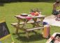 Preview: FOREST STYLE Picknicktisch Holztisch Spieltisch Kiefernholz Gartentisch imprägniert 