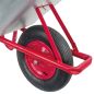Preview: Matrix Marken Schubkarre groß Schubkarren 100l 250kg Luftrad Bauschubkarre rot 