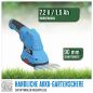Preview: GÜDE Akku Gartenpflegeset Grasschere Heckenschere Strauchschere GPS 7.2V-1.5 