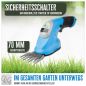 Preview: GÜDE Akku Gartenpflegeset Grasschere Heckenschere GPS 3,6V-1.5 Strauchschere  