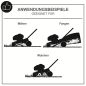Preview: Scheppach Rasenmäher Benzin mit Antrieb Trike 51cm Breite 6in1 5,2PS MS197-51B 