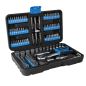 Preview: GÜDE Steckschlüssel und Bitsatz GSB 130 Werkzeugset 130 teilig in Kunststoffbox 