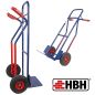 Preview: HBH® Sackkarre 200kg Luftreifen TK200LU04, hoher Rahmen, blau, Transportkarre  