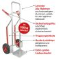 Preview: HBH® Sackkarre Alu 200kg Luftreifen TK200ALU04 Aluminium Transportkarre Luftrad  
