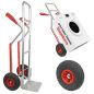 Preview: HBH® Sackkarre Alu 200kg Luftreifen TK200ALU04 Aluminium Transportkarre Luftrad  