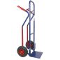Preview: HBH® Sackkarre 200kg Luftreifen TK200LU04, hoher Rahmen, blau, Transportkarre  
