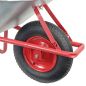 Preview: HBH® Schubkarre 85 Liter Garten Farbe rot Profi Gartenschubkarre Luftrad 160kg 