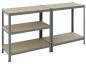 Preview: ProBauTec Schwerlastregal Steckregal Kellerregal Lagerregal Werkbank 265kg/Boden