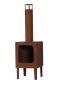 Preview: GARDENER 200-3 Gartenkamin Kamin Terrassenofen rostoptik 35x35 cm ***NEU***