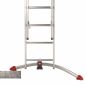 Preview: HAILO 9309-507 Kombileiter 2x9+1x8 Spr. Aluminium 