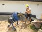 Preview: Scheppach Betonmischer Mix 140 L Mörtelmischer Zementmischer Betonmischmaschine 