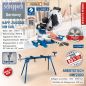 Preview: SCHEPPACH Kappsäge Gehrungssäge HM140L SET mit Untergestell Sägetisch UMF2000