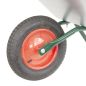 Preview: BPA Hobby Gartenschubkarre Schubkarre Schiebkarre Hofkarre Scheibtruhe grün 70l