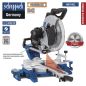 Preview: Scheppach Kappsäge Gehrungssäge Zugsäge HM140L mit 2. Sägeblatt Laser 2000W