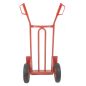 Preview: TRESTLES Sackkarre pannensicher Transportkarre Stapelkarre Profi 250 kg S01 rot