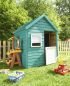 Preview: SOULET Spielhaus Marina Gartenhütte Holzhaus Kinderspielhaus Outdoor für 3Kinder 