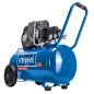 Preview: SCHEPPACH HC51Si Druckluft Kompressor silent Doppelzylinder leise 60dB 8bar 50L 