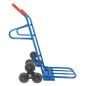 Preview: TRESTLES Profi Sackkarre klappbar Treppensteiger Transportkarre 200kg S20 blau  ***inkl. zweiter großer klappbarer Plattform***