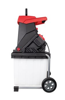 Scheppach Gartenhäcksler Elektro GS59 Holzhäcksler Schredder Messerhäcksler 60L Fangbox|Stopfer|große Räder|leicht|40mm Äste|2500 W