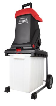 Scheppach Gartenhäcksler Elektro GS59 Holzhäcksler Schredder Messerhäcksler 60L Fangbox|Stopfer|große Räder|leicht|40mm Äste|2500 W