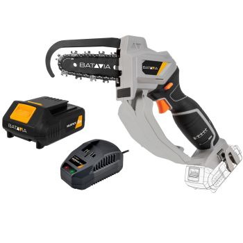 Batavia Nexxsaw Akku Astsäge Baumsäge Kettensäge Hochentaster 1x2Ah Akku+Ladeg.