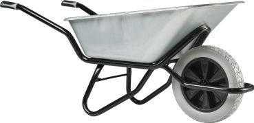 HAEMMERLIN Schubkarre Bauschubkarre Clipso Excellium 120 Vollgummirad 120l 200kg  