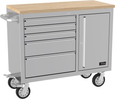 GÜDE Werkstatteinrichtung Werkstattwagen Werkbank Werkzeugschrank GW 5/1 INOX 
