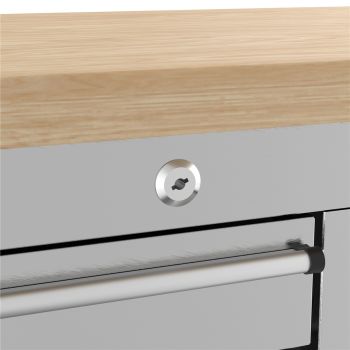 GÜDE Werkstatteinrichtung Werkstattwagen Werkbank Werkzeugschrank GW 5/1 INOX 