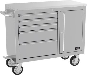 GÜDE Werkstatteinrichtung Werkstattwagen Werkbank Werkzeugschrank GW 5/1 INOX 