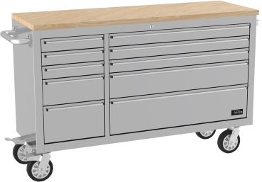 GÜDE Werkstatteinrichtung Werkstattwagen Werkbank Werkzeugschrank GW 10 INOX 