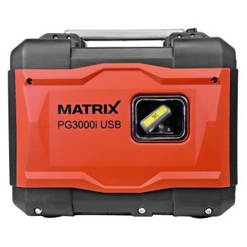 MATRIX Notstromaggregat Stromerzeuger Inverter Benzin 3000W PG3000i-USB *2.Wahl* 