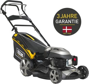TEXAS Rasenmäher Benzin mit Antrieb Motormäher 46cm 139cm³ RL 460TR/W Set 4in1